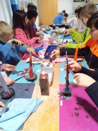 Kerzenziehen beim Ortsverein Hegi