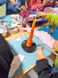 Kerzenziehen beim Ortsverein Hegi